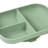 Online Assiette Compartimentee Silicone Sage Green Couverts, Vaisselle Et Bavoirs