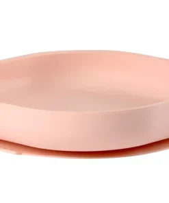 Hot Assiette Silicone Ventouse Light Pink Couverts, Vaisselle Et Bavoirs
