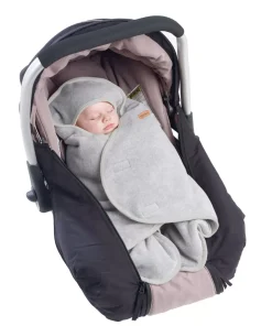 New Babynomade® Double Polaire Heather Grey Chancelieres Et Nids D'Ange