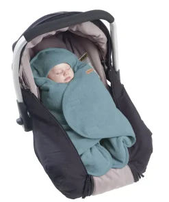 Hot Babynomade® Double Polaire Baltic Blue Chancelieres Et Nids D'Ange