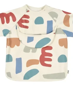 Discount Bavoir A Manches Evolutif 2 En 1 Playful Couverts, Vaisselle Et Bavoirs