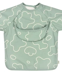 Hot Bavoir A Manches Evolutif 2 En 1 Sage Green Couverts, Vaisselle Et Bavoirs