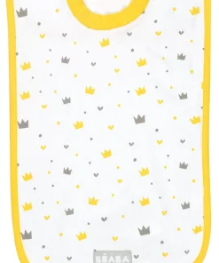 Hot Bavoir Coton Crowns Couverts, Vaisselle Et Bavoirs