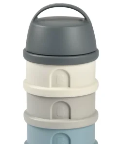 Online Boite Doseuse 4 Compartiments Mineral Grey / Blue Doseurs De Lait