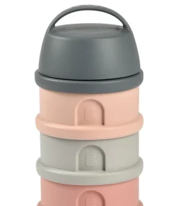 Clearance Boite Doseuse 4 Compartiments Mineral Grey /Pink Doseurs De Lait