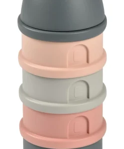 Clearance Boite Doseuse 4 Compartiments Mineral Grey /Pink Doseurs De Lait