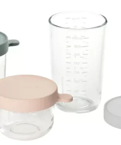 Sale Coffret 3 Portions Verre 150/250/400Ml Eucalyptus Goûter Sain