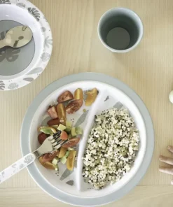Best Coffret Cadeau Repas Jungle Couverts, Vaisselle Et Bavoirs