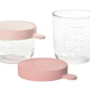 Sale Coffret De 2 Portions Verre 150 Ml Pink / 250 Ml Old Pink Pots De Conservation