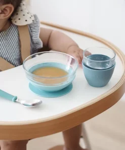 Coffret Repas Verre Jungle Couverts, Vaisselle Et Bavoirs