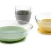 Coffret Repas Verre Yellow Couverts, Vaisselle Et Bavoirs