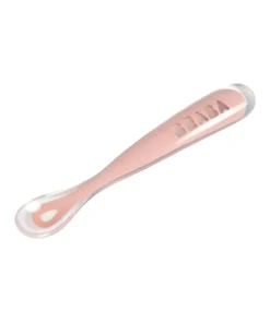 Clearance Cuillere 1Er Age Silicone Old Pink Couverts, Vaisselle Et Bavoirs