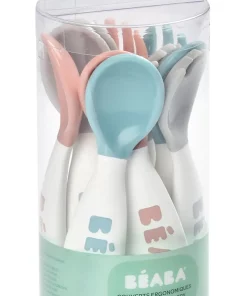 Outlet Lot 10 Couverts Ergonomiques 2Eme Age Blue/Pink Couverts, Vaisselle Et Bavoirs