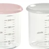 New Lot 2 Maxi Portion Old Pink/Grey Pots De Conservation