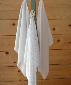 Best Lot De 3 Langes En Coton Swans Accessoires De Toilette