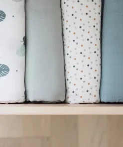 Clearance Lot De 2 Langes Xxl En Coton Mirage Grey/Jungle Emmaillotage