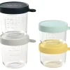 Lot De 4 Portions Verre - Pastel Pots De Conservation