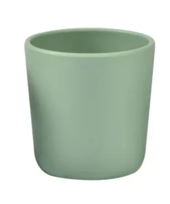 Hot Lot De 3 Verres Silicone Velvet Grey / Sage Green Couverts, Vaisselle Et Bavoirs
