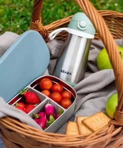 Lunch Box Baltic Blue Couverts, Vaisselle Et Bavoirs