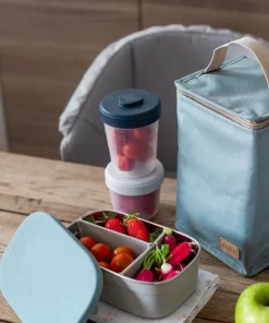 Lunch Box Baltic Blue Couverts, Vaisselle Et Bavoirs