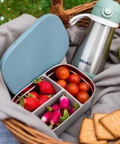 Lunch Box Baltic Blue Couverts, Vaisselle Et Bavoirs