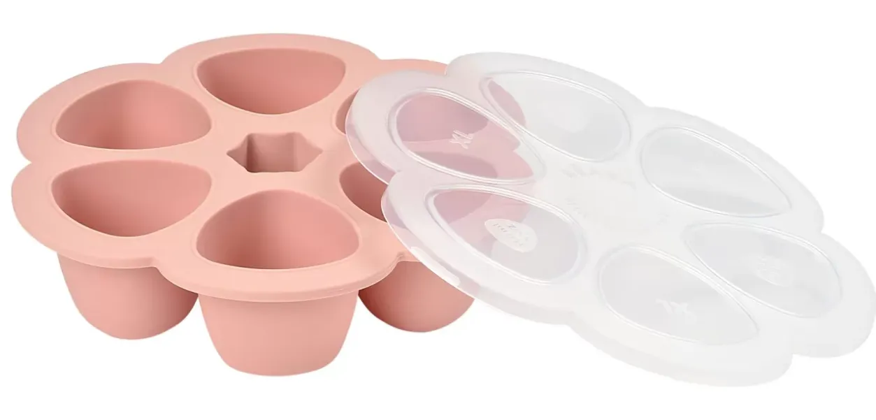 New Multiportions Silicone 6*150Ml Old Pink Pots De Conservation