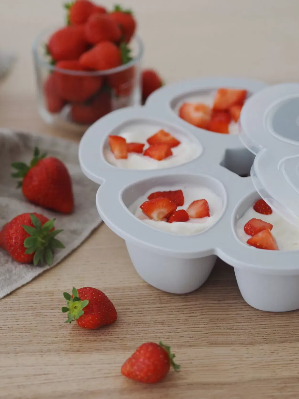 Hot Multiportions Silicone 6*150Ml Light Mist Pots De Conservation