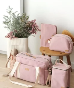 Online Pochette Repas Isotherme Dusty Rose Sacs Isotherme Bébé