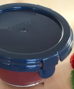 Clearance Portion Verre Beaba By Pyrex Dark Blue Goûter Sain