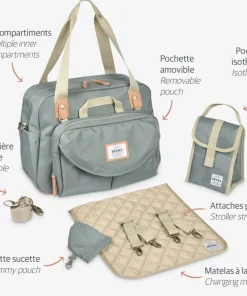 Discount Sac A Langer Geneve Green Blue Sacs À Langer