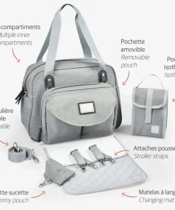 Outlet Sac A Langer Geneve Ii Heather Grey Sacs À Langer