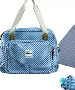 New Sac A Langer Geneve Ii Play Print Blue Sacs À Langer