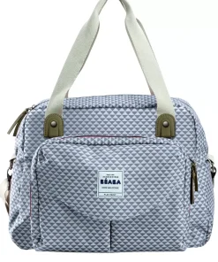 New Sac A Langer Geneve Ii Play Print Grey/Coral Sacs À Langer