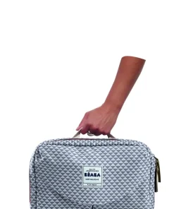 New Sac A Langer Geneve Ii Play Print Grey/Coral Sacs À Langer