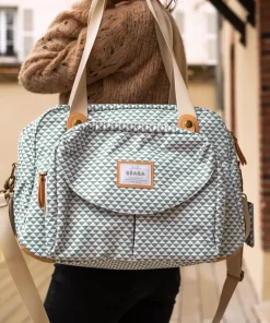 New Sac A Langer Geneve Ii Play Print Sage Green Sacs À Langer