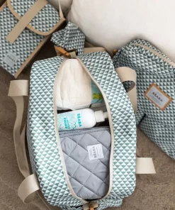 New Sac A Langer Geneve Ii Play Print Sage Green Sacs À Langer