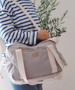 Hot Sac A Langer Paris Pearl Grey Sorties De Bébé