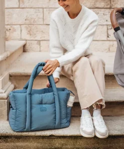 Sac Paris Puffy Baltic Blue Sacs À Langer