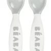 Best Set 2 Couverts Ergonomiques 2Eme Age Grey Couverts, Vaisselle Et Bavoirs