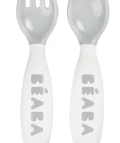Best Set 2 Couverts Ergonomiques 2Eme Age Grey Couverts, Vaisselle Et Bavoirs