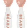 New Set De 2 Couverts Ergonomiques 2Eme Age Pink Couverts, Vaisselle Et Bavoirs