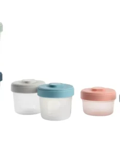 Outlet Set Integral 6 Portions Clip - (2X90Ml + 2X150Ml + 2X250Ml) Pots De Conservation