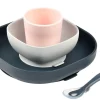 Online Set Vaisselle Silicone 4 Pieces Night-Blue Couverts, Vaisselle Et Bavoirs