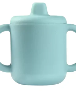 Discount Tasse D'Apprentissage Silicone Blue Couverts, Vaisselle Et Bavoirs