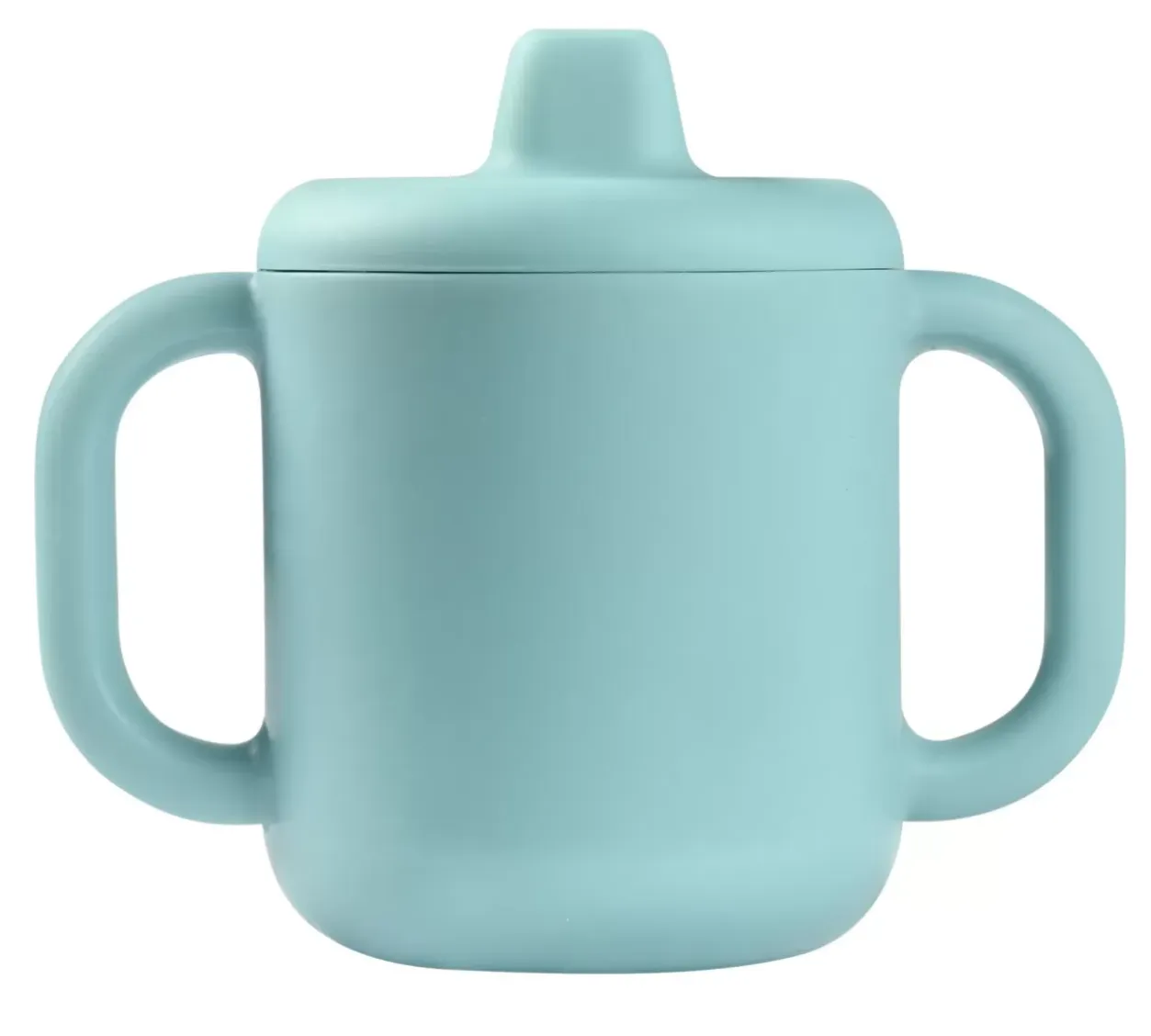 Discount Tasse D'Apprentissage Silicone Blue Couverts, Vaisselle Et Bavoirs