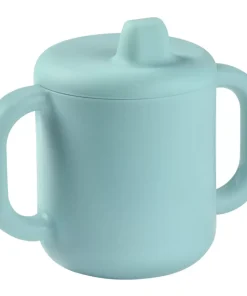 Discount Tasse D'Apprentissage Silicone Blue Couverts, Vaisselle Et Bavoirs