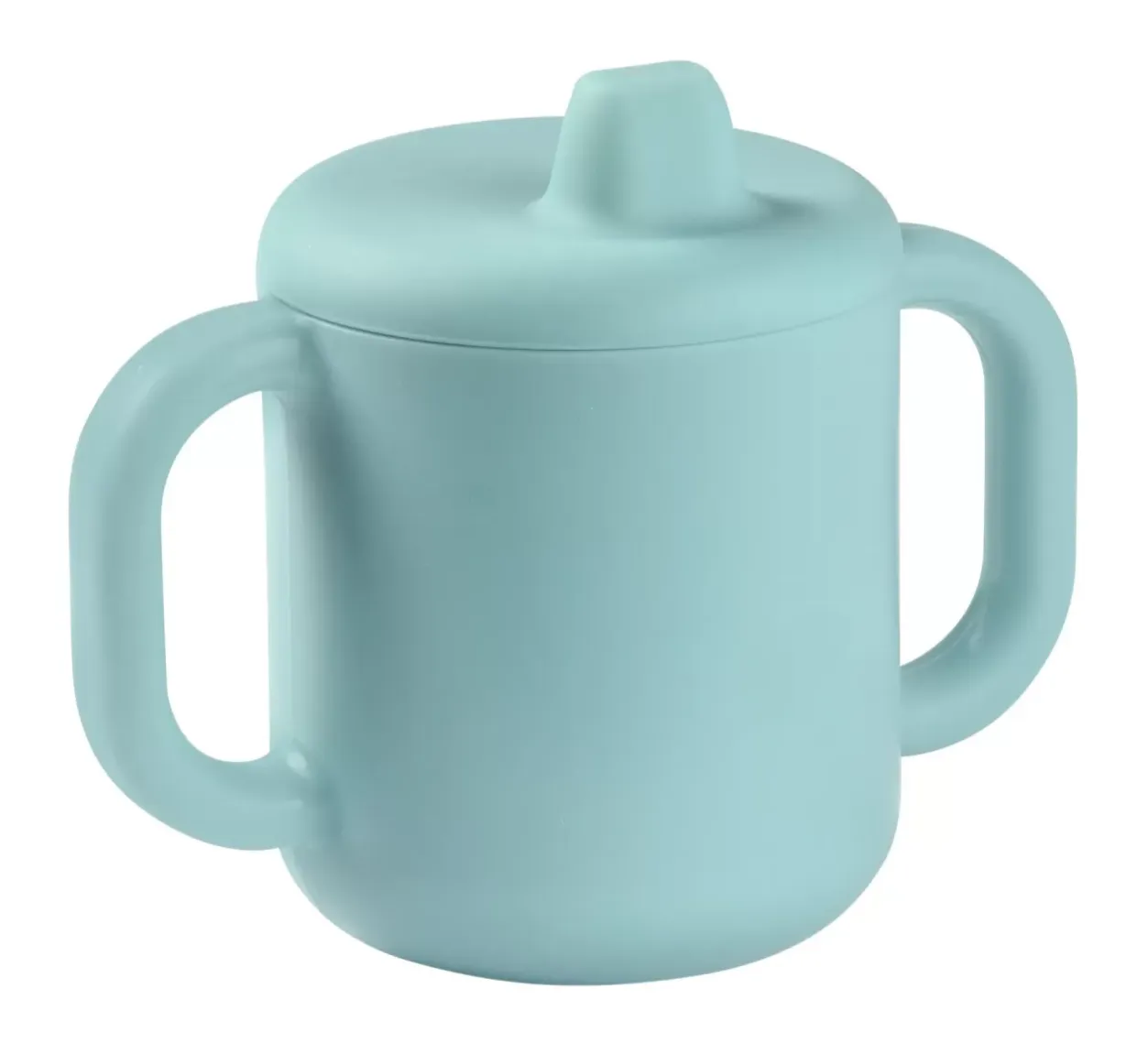 Discount Tasse D'Apprentissage Silicone Blue Couverts, Vaisselle Et Bavoirs