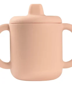 Clearance Tasse D'Apprentissage Silicone Pink Couverts, Vaisselle Et Bavoirs
