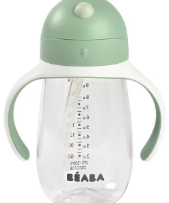 Sale Tasse Paille 300 Ml Sage Green Couverts, Vaisselle Et Bavoirs