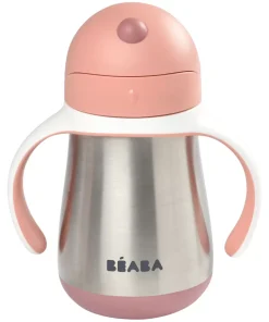 Clearance Tasse Paille Inox 250 Ml Old Pink Couverts, Vaisselle Et Bavoirs